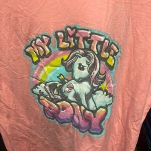 Coral My Little Pony Logo Tee